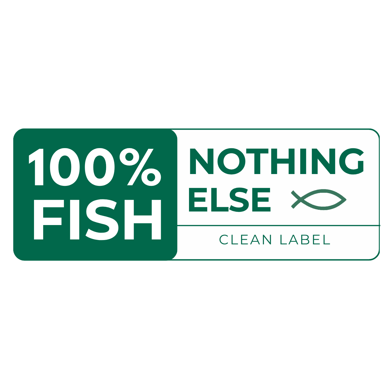 100% Fish · Nothing Else · Clean Label