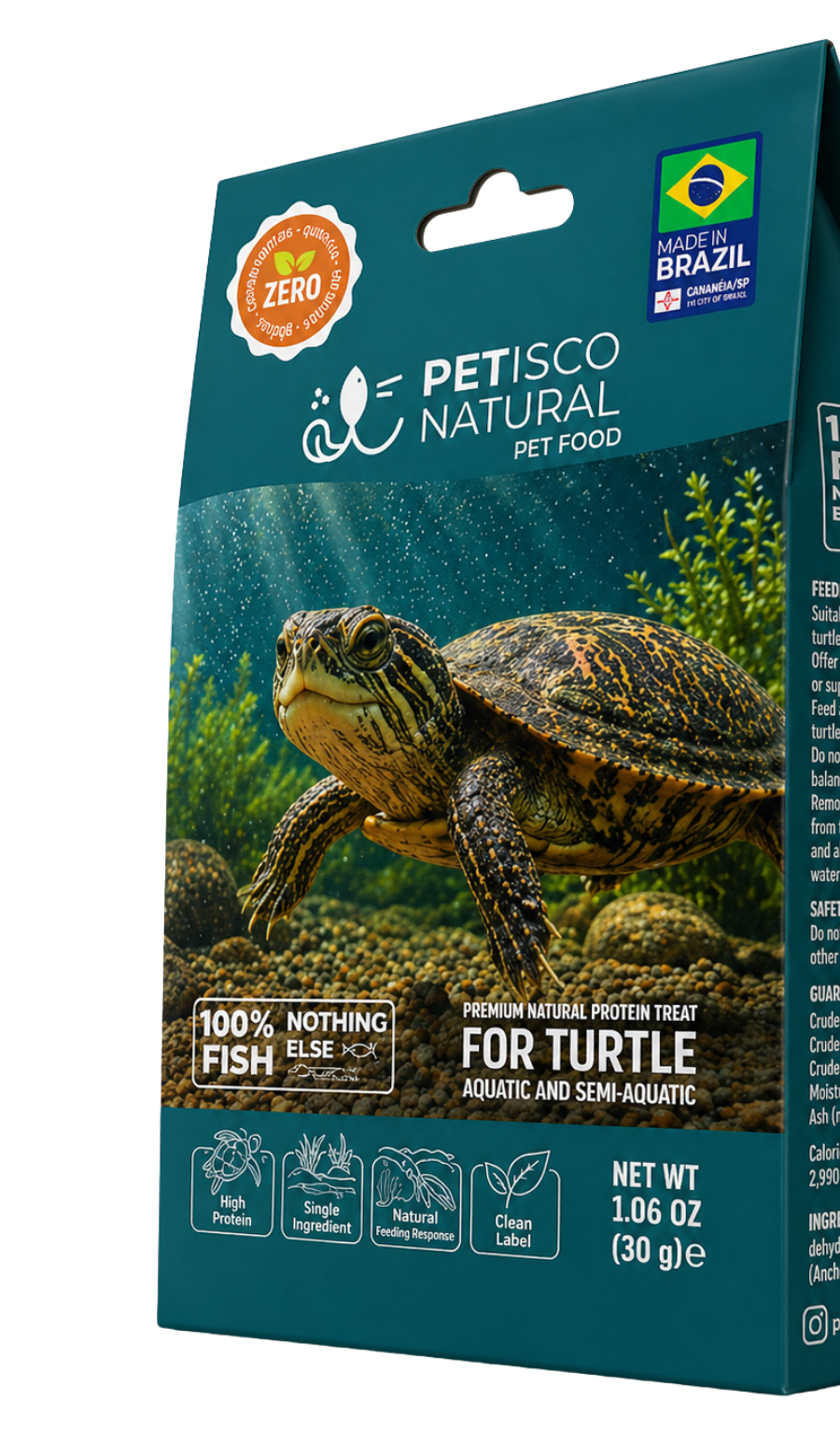 Petisco Natural · Turtles line · 30 g · aquatic and semi-aquatic